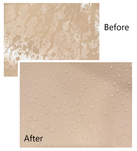 手垢も付きづらくなり簡単に拭き取れます