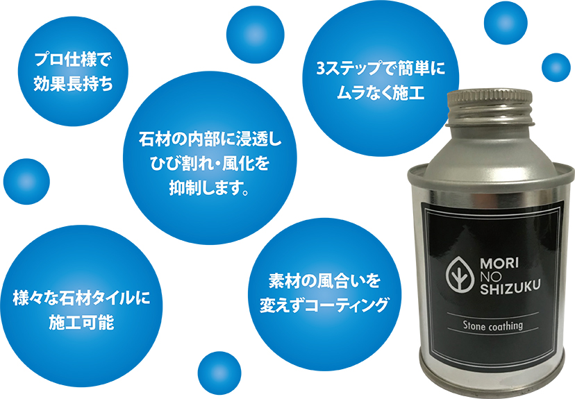 これ一本でお水回り全部をムラなく簡単・安全にコーティングできます!